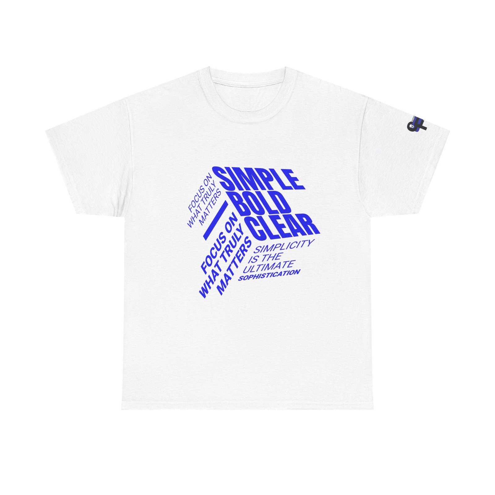 Simple Bold Clear Tee ,Graphic T-Shirt - Image 2