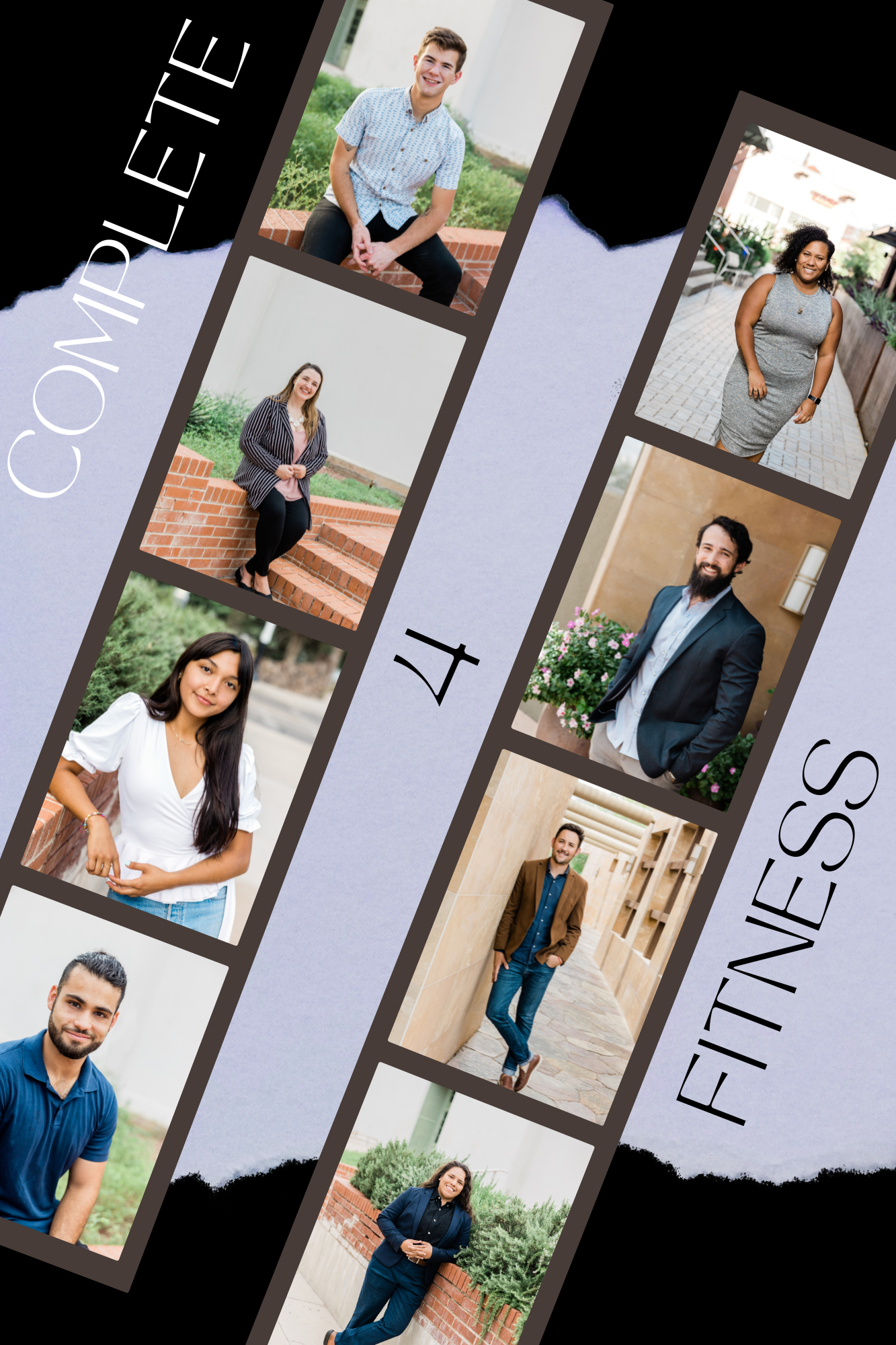 section image complete 4 fitness 6 people standing at there jobs is suits 3 men 3 women 